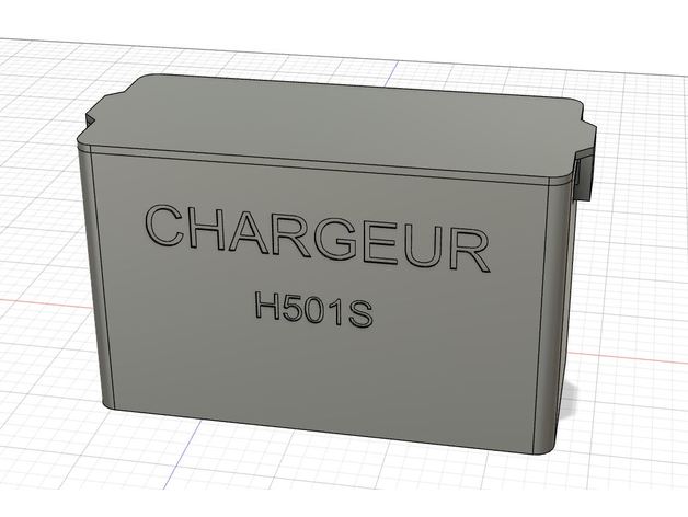 boite chargeur h501s rangement h501ss hubsan 3D print model - Mito3D