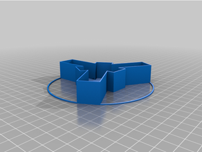 delta Kossel imprimante étalonnage tester mesure dimensionnement outil tour 3d print model - Mito3D