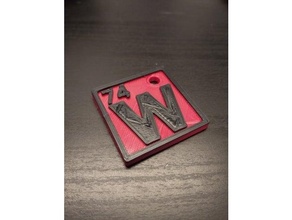 tungsten keychain chemical 3d print model - Mito3D