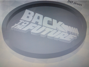 medaglione futuro film ritorno vers futur 3d print model - Mito3D