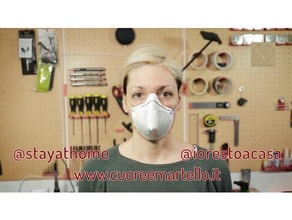 cemask - v2 improved facial flexible mask covid-19 covid19 lasercut lasercutter 3d print model - Mito3D