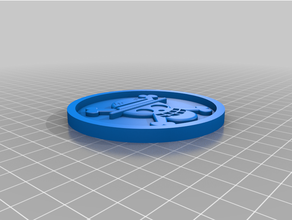 medalhão peça 3d print model - Mito3D