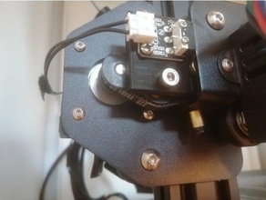 ender 3 x axis cinturón ocioso extrusora potenciar partes anti vibración crealidad Pro ruido reducción eje 3d print model - Mito3D