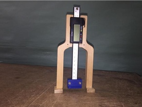 basit yükseklik ölçü dairesel elektrik yönlendirici masa ayarlayıcı 3d print model - Mito3D