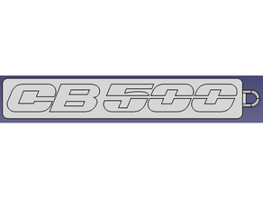 cb500 chiave catena honda motociclo 3d print model - Mito3D