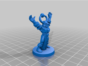 kahraman kaos büyücü tamir edilmiş oyun atölyesi lich sihirbaz 3d print model - Mito3D