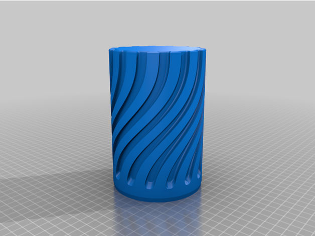 vaso porta flores flor 3D print model - Mito3D