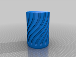 vaso portafiori flower vase 3d print model - Mito3D