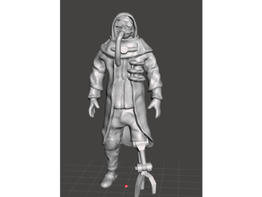 technician - tabletop miniature apocalypse dnd dungeons dragons miniatures pen paper post-apocalyptic post apocalyptic gaming 3d print model - Mito3D