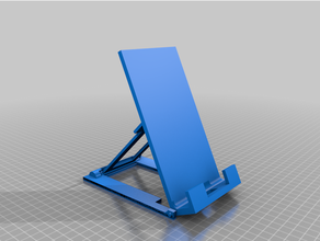 phone stand adjustable iphone 3d print model - Mito3D