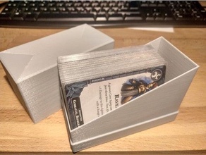 mtg cubierta caja Delgado tarjetas tarjeta juego almacenamiento 3d print model - Mito3D
