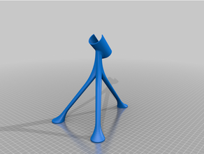 chanteuse étoile microphone supporter 3d print model - Mito3D