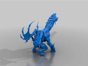 demogorgon wings - bdl3 dnd monster dp fantasy 3d print model - Mito3D
