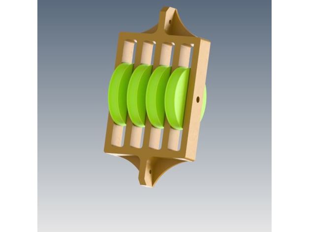 rope pulleys 3D print model - Mito3D