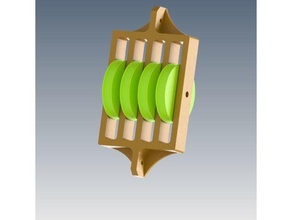 rope pulleys 3d print model - Mito3D