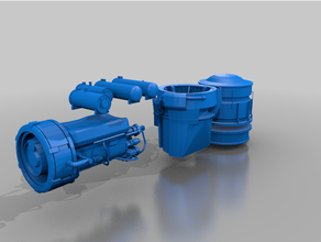 industrial scatter - necromunda terrain gubbins 3d print model - Mito3D