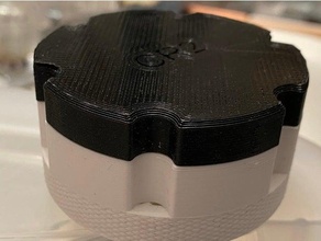 cr2 battery barrel holder container lithium 3d print model - Mito3D