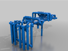 raffinerie 2 orques terrain 3d print model - Mito3D