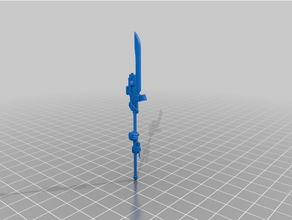 gue'ron'vesa guardian spear adeptus astartes custodes deathwatch tau warhammer 40k 3d print model - Mito3D