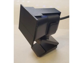 simple logitech streamcam cover camera privacy 3d print model - Mito3D