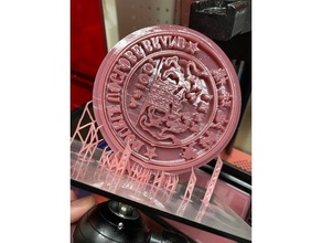 double uoglobe brand chop stamp seal heroin heroine 3d print model - Mito3D