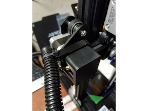 Ender 3 cr 10 Direkte Fahrt Kabel Management Halter Unterstützung Realität 3d print model - Mito3D