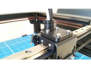 zafiro hotend cable abrazadera administración Pro arboles 3d print model - Mito3D