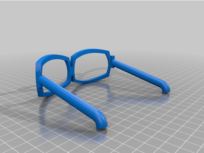 sun glass v121 google glasses 3d print model - Mito3D