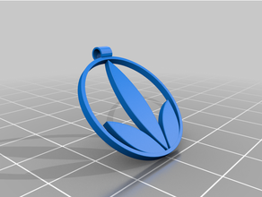 herbalife pendentif ciondolo Collana Collier 3d print model - Mito3D