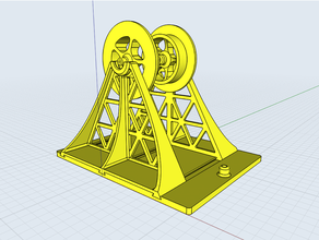 prédateur filament bobine titulaire soutien anycubic 3d print model - Mito3D