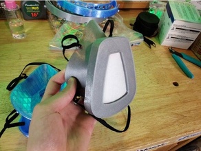 3m 5n11 n95 filter mask respirator 3d print model - Mito3D