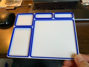 project tray parts work mat 3d print model - Mito3D