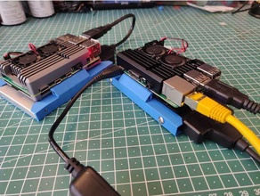 raspberry pi amored hdd case 3d print model - Mito3D