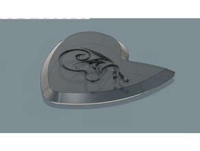dragões coração violão escolher Dragão elétrico 3d print model - Mito3D