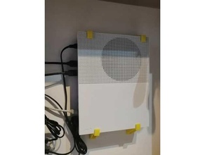 xbox 1s wall mount 3d print model - Mito3D