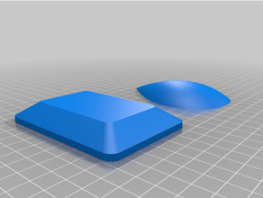 2 gemmes émeraude cabocahon 3d print model - Mito3D