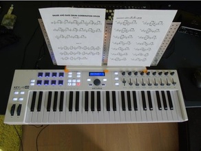 piano feuilles titulaire soutien 3d print model - Mito3D