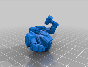 sky shards free mech sample 3dprinting 6mm anicubic ender3 mechs meka robot 3d print model - Mito3D