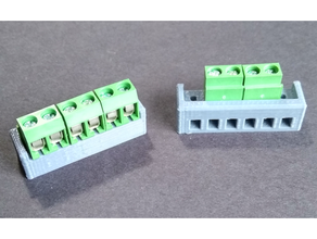 Terminal bloquer monter bande 3d print model - Mito3D