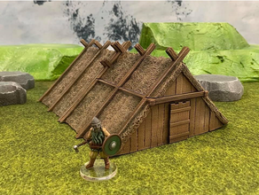 longhouse 28mm32mm 30mm età sigmar giochi tavolo dnd dungeon draghi fantasia frostgrave gioco Giochi storico Casa case medievale miniature mordheim terreno mitologia nordico 3d print model - Mito3D