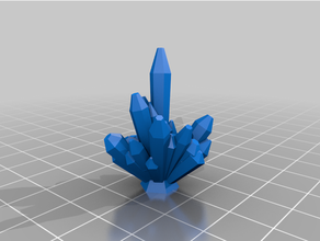 customized random crystacrystl generator 3d print model - Mito3D