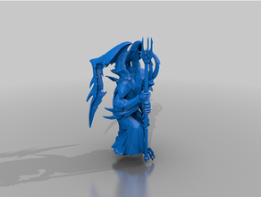 doom eternal cultist statue 3d print model - Mito3D
