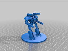 forty-thousand walker warlord titan 3d print model - Mito3D