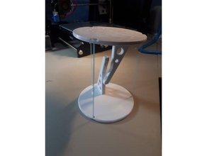 impossible table titulaire soutien étagère tenségrité 3d print model - Mito3D