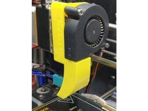 ventilador capa titan e3d e3d-titan v6 extruder fan 3d print model - Mito3D
