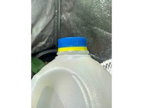 Gallone Milch Krug Deckel gerippt glatt Ausführung Schraube Twist 3d print model - Mito3D