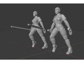 huntress star wars legion 3d print model - Mito3D