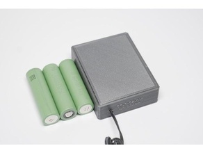 3s 18650 liion case battery li-ion electronics enclosure 3d print model - Mito3D