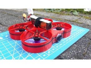 tinyserpent 95x waterproof whoop frame v10 cinewhoop drone fpv tiny 3d print model - Mito3D