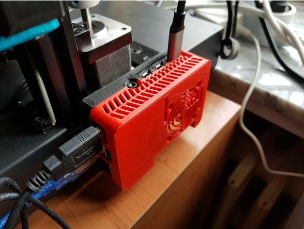 sidewinder x1 pi4 caso funda frambuesa pi 4 3D print model - Mito3D